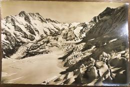 絵葉書　4271 Grindelwald, Eismeer-Abfahrt.  Schreckhorn-Lauteraarhorn-Kl. Fiescherhorn