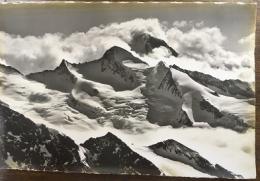 絵葉書　4370 Jungfraubahn 3457m. Finsteraarhorn 4274m u. Grünhörner 4044m von der Ebnefluh