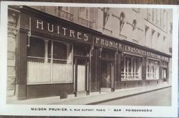 絵葉書　MAISON PRUNIER, 9, RUE DUPHOT. PARIS - BAR・POISSONNERIE