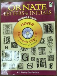 ORNATE LETTERS & INITIALS  CD-ROM & BOOK