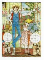 内田善美のジグソーパズル・レターセット　【りぼん昭和52年6月号付録】