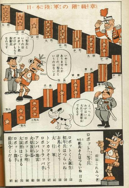 ロボット三等兵 No.1 【ろまん書房 名作まんがロータリー④】(前谷これ