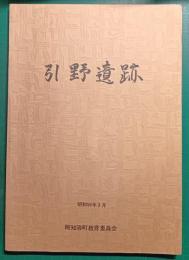 引野遺跡 : 第3次発掘調査報告