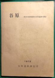 谷原　神奈川県相模原市谷原遺跡の調査
