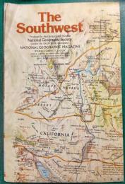 ナショナルジオグラフィック英語版付録地図　The Making of America : The Southwest 