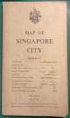 Map of Singapore City : Survey Dept. Federation of Malaya No.173 1954