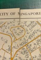 Map of Singapore City : Survey Dept. Federation of Malaya No.173 1954