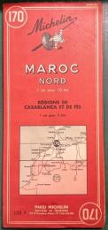 Michelin Maroc Nord ミシュラン地図・モロッコ北部