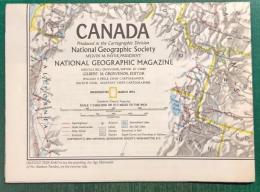 ナショナルジオグラフィック英語版付録地図　Canada