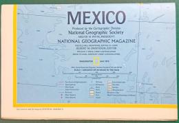 ナショナルジオグラフィック英語版付録地図　Mexico