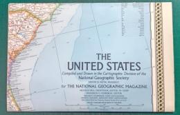 ナショナルジオグラフィック英語版付録地図　The United States