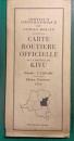 ベルギー領コンゴ道路地図　CARTE ROUTIERE OFFICIELLE DE LA PROVINCE DU KIVU : Edition Provisoire 1956