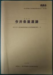 本庄市　今井条里遺跡　 本庄今井工業団地関係埋蔵文化財発掘調査報告4