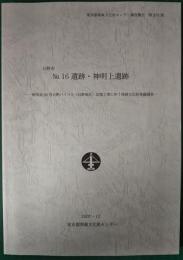 日野市No.16遺跡・神明上遺跡　一般国道20号日野バイパス（日野地区）改築工事に伴う埋蔵文化財発掘調査