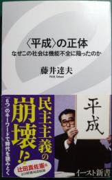 〈平成〉の正体　なぜこの社会は機能不全に陥ったのか