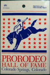 ProRodeo Hall of Fame Sticker