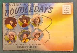 Souvenir Folder from Doubleday’s Famous Collection of Western Sports Pictures