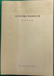 埼玉県埋蔵文化財調査年報　昭和58年度