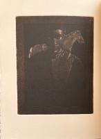 黒馬に新しい日を　※署名 版画入