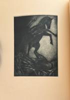 黒馬に新しい日を　※署名 版画入