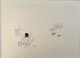 園山俊二　「ギャートルズ 原画」