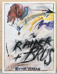 (独文)ギュンター・ブラスとアルヌルフ・ライナー画集【Gunter Brus, Arnulf Rainer : Vertiefung Mit Bewolkung】