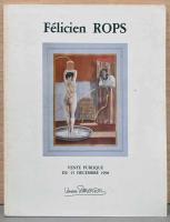 (仏文)フェリシアン・ロップス　コレクション販売目録　2冊セット【Felicien Rops : Vente Publique du 26 Septembre 1987/Decembre 1990】