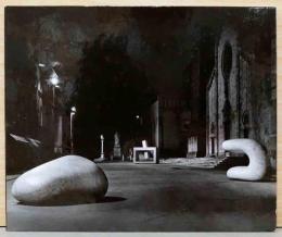 (伊文)ピエトラサンタに展示された安田侃の彫刻【Kan Yasuda : Percorso della Scultura】