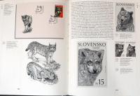 (英・スロバキア文)フランティセク・ホーニアクの切手版画【Frantisek Horniak : World of Stamps】