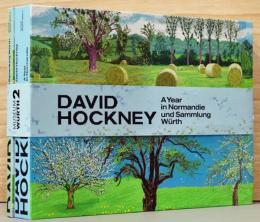 (英独文)デイヴィッド・ホックニー画集　ノルマンディーの1年とヴュルト・コレクション(2冊組)【David Hockney : A Year in Normandie und Sammlung Wurth】