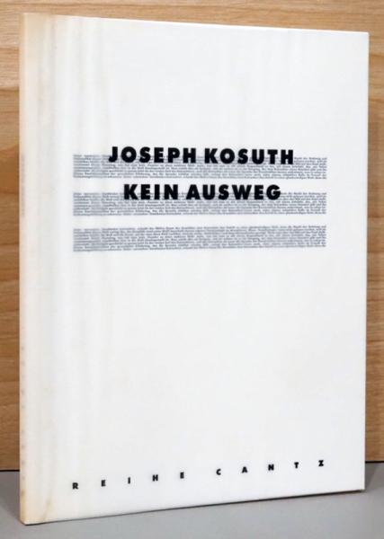 独英文）ジョセフ・コスース作品集 出口なし【Joseph Kosuth : No Exit