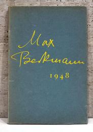 （英文）1948年　マックス・ベックマン回顧展【Max Beckmann 1948】