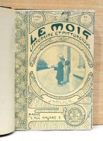 （仏文）文芸美術雑誌　ル・モア　1901年1-12月号合本　2分冊（ミュシャ飾り枠・挿画）【Le Moir: Litteraire et Pittoresque 1901】