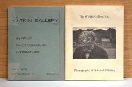 （英文）ザ・ウィトキン・ギャラリー　カタログ6，7　2冊セット【The Witkin Gallery, Inc. Catalogue 6, Photographs: A Selected Offering / 7, In-Print Photographic Literature】