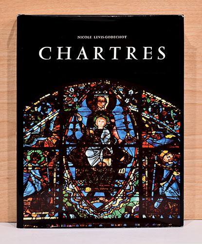 仏1963年 洋書  CHARTRESステンドグラス 別冊「Chartres」付 仏文）シャルトル大聖堂 彫刻とステンドグラス【Nicole Levis