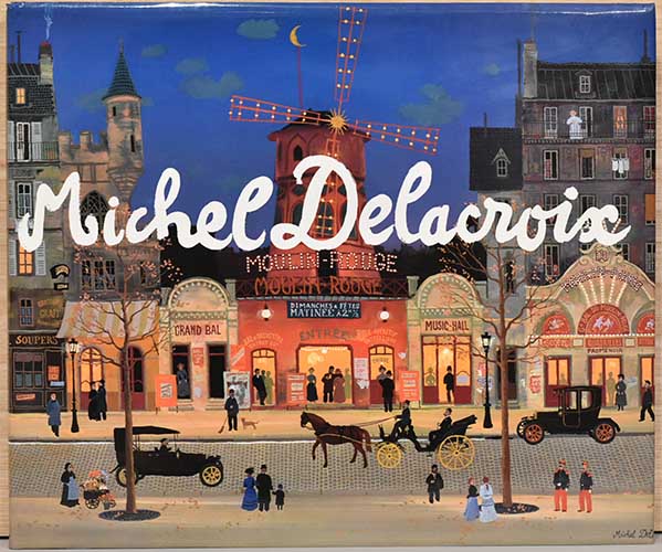 仏文）ミッシェル・ドラクロワ画集【Michel Delacroix】 / 古本