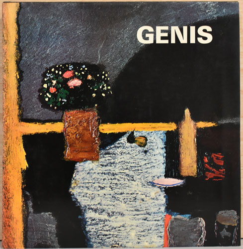 ルネ・ジェニス 「花束とメロン」 リトグラフ Rene Genis 版画