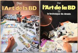 (仏文)バンド・デシネ・アート　全2冊揃【L'Art De La BD, Tome 1 &Tome 2】