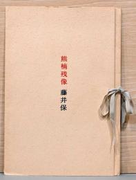 藤井保　熊楠残像　Afterimage of Kumagusu