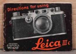 (英文)ライカIIICの使用法(バルナックライカ3C)【Leica 3C, Directions For Using】