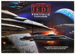 (英文)スター・ウォーズジェダイの帰還　ポートフォリオ【Star Wars Return of the JEDI Portfolio by Ralph Mcquarrie】