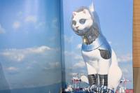 Ship's Cat Giant Sculptures by Kenji Yanobe