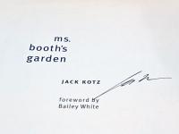 (英文)ジャック・コッツ写真集　ブースおばあさんの庭【Jack Kotz: Ms.Booth's Garden】(サイン入り)