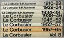 LE CORBUSIER COMPLETE WORKS 8set ル・コルビュジエ全集 全8巻（旧版）