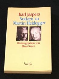 Notizen zu Martin Heidegger　【洋書】【ドイツ語】