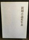 新聞小説史年表