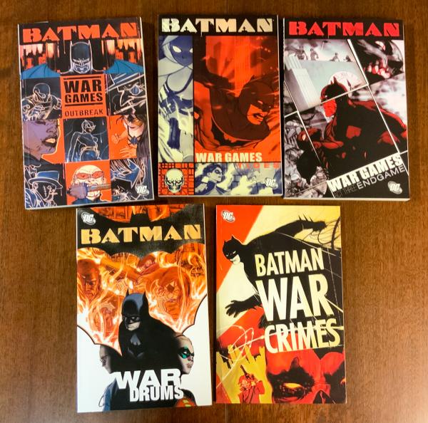 BATMAN: WAR GAMES ACT1-3, WAR DRUMS, WAR CRIMES 5冊揃 【アメコミ