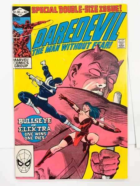 アメコミ　マーベル　Daredevil 181 1982 Electra DAREDEVIL #181 デス・オブ・エレクトラ【アメコミ】【原書コミック