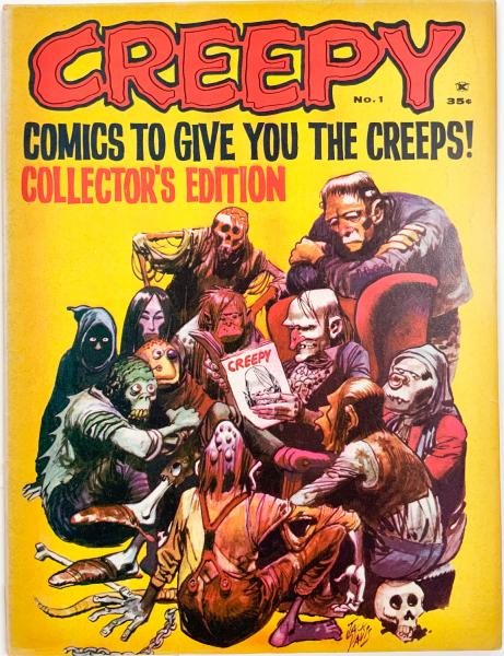 Creepy 001 アメコミ 原書コミックマガジン 大判 Frank Frazetta他 アットワンダー 古本 中古本 古書籍の通販は 日本の古本屋 日本の古本屋