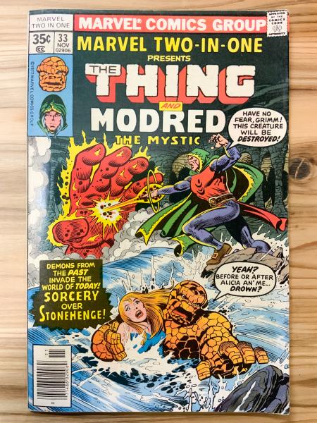 MARVEL TWO-IN-ONE #033 THE THING AND MODRED THE MYSTIC